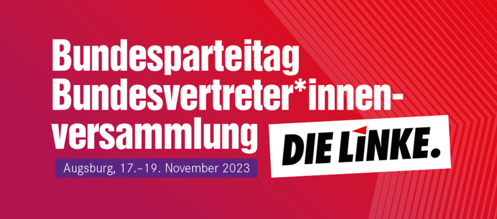 Bundesparteitag, BUndesvertreterinnenversammlung, Augsburg, 17. bis 19. November 2023