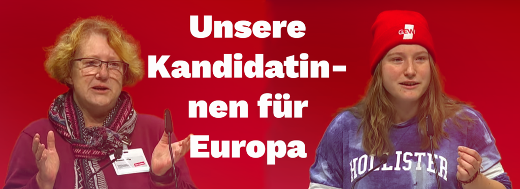 Evely Schötz und Hanna Wanke: Unsere Kandidatinnen für Europa