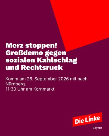 Komm am 26. September 2026 nach Nürnberg